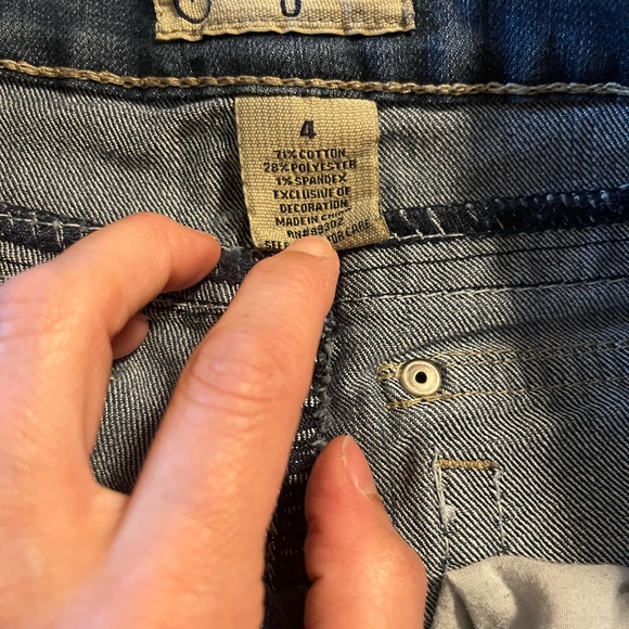 Womens Earl Jean denim shorts SZ 4 - Picture 3 of 6